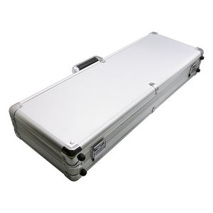 Valise de transport à prix d'usine, boîtes en aluminium argentées pour <span class=keywords><strong>guitare</strong></span>, personnalisables, support OEM pour l'emballage - Product Image 4