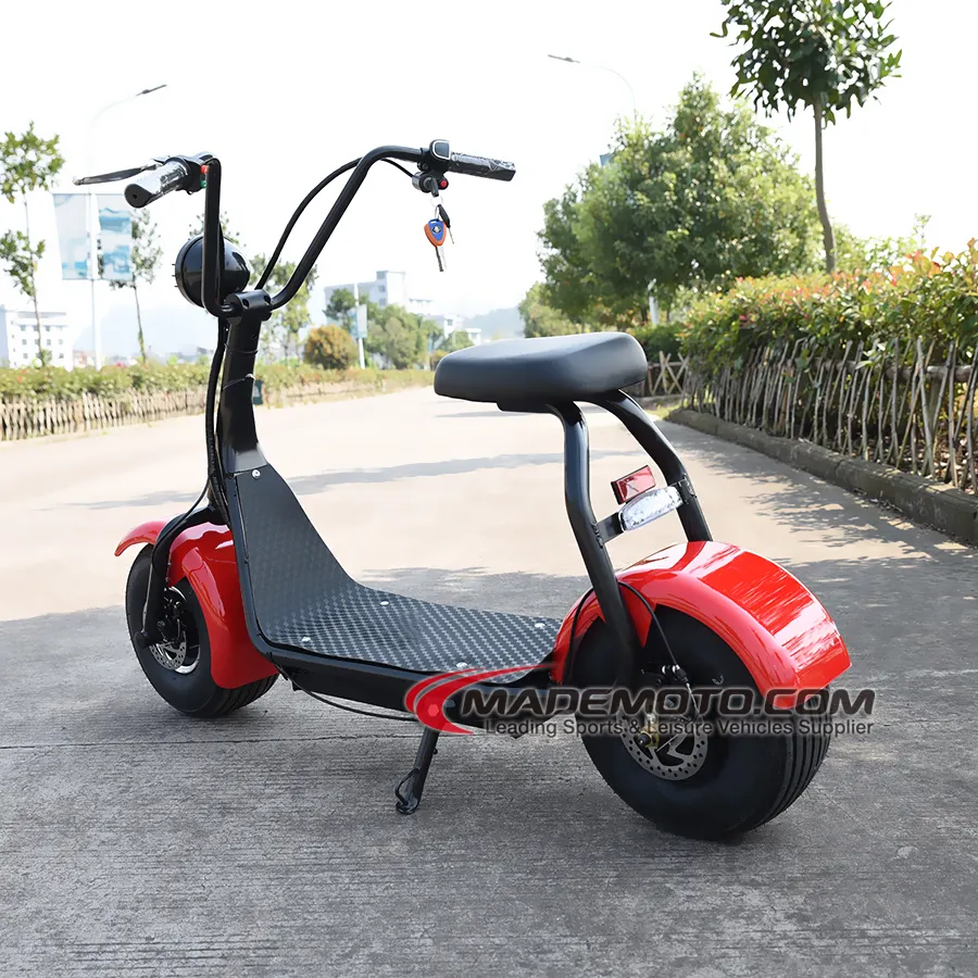 New Arrival 3 Wheeler With Seat For Adult: 800W/1000W CityCoco 500W 48V 12AH Electric Scooter