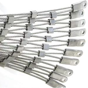 <span class=keywords><strong>Filet</strong></span> en maille <span class=keywords><strong>de</strong></span> corde simple en acier inoxydable <span class=keywords><strong>de</strong></span> haute qualité, soudage facile, installation facile, découpe personnalisée, protection des bateaux <span class=keywords><strong>de</strong></span> pêche - Product Image 1