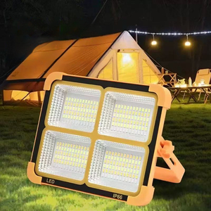 Super luminoso IP66 valutato portatile solare proiettore a <span class=keywords><strong>LED</strong></span> ad alta ricarica campeggio luce piccola per giardino uso esterno corpo in plastica - Product Image 2