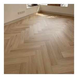 Suelo laminado flotante rígido compuesto de plástico de piedra Suelo SPC de ingeniería entrelazado - Product Image 1