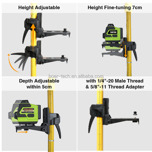 Tige de Support de niveau <span class=keywords><strong>Laser</strong></span> Portable <span class=keywords><strong>3M</strong></span> hauteur réglable épaissir poteau télescopique en aluminium avec Z300-T <span class=keywords><strong>trépied</strong></span> - Product Image 4