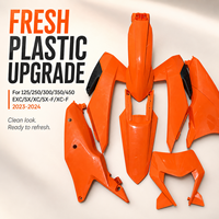Nouvelles carénages en plastique S2R pour moto tout-terrain 125/250/300/350/450 EXC/SX/XC/SX-F/XC-F 2024 - Pièces de rénovation/amélioration