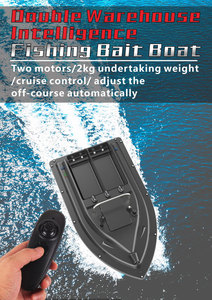 Long Battery Life Fishing Bait <b>Boat</b> with Precise Positioning and Auto Bait Casting Easy <b>Remote</b> <b>Control</b> Fishing Bait <b>Boat</b> - Product Image 2