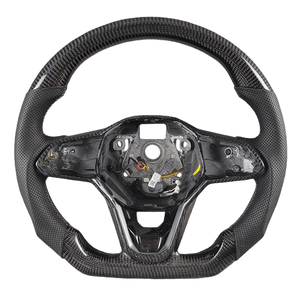 Volant personnalisé adapté aux VW Mk8 gti 8 R Golf 8 Mk7 CC POLO R-LINE PASSAT GTD GTS <span class=keywords><strong>GTE</strong></span> Volant en fibre de carbone - Product Image 1
