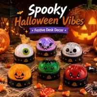 Nouveaux designs Halloween : Jouet souple en forme de monstre fantôme, boulette vapeur, boule anti-stress, jouet squishy Bao Bun, cadeau d'Halloween