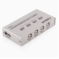 Unit Berbagi Printer FJ-2UA/4UA, Pengalih Printer USB Otomatis 2/4 Port (2/4 Input, 1 Output)