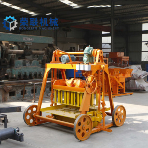 Chất Lượng Cao Di Chuyển QMY4-45 Gạch Máy Làm Xi Măng Khối Bê Tông Máy Làm - Product Image 2