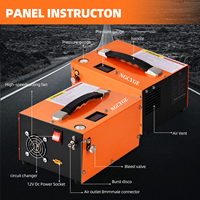 PCP 4500psi 300bar 30mpa PCP compresseur d'air PCP haute pression portable 110v12v 4500psi 350bar submersible