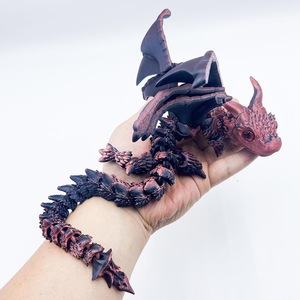 Juguetes Impresos en 3D de Frozen, Plástico, Escala 1/12, Unisex, Servicio OEM, Venta al por Mayor, Alas Chinas con Cuernos, Marca 123 para Niños - Product Image 2