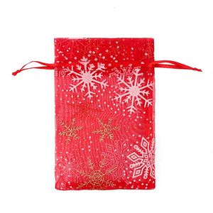Bolsa de Regalo Navideña Blanca para Sublimación, con Cordón, 100% Poliéster, Tipo Lona, con Diseño de Santa Claus, Disponible en Almacén de EE. UU. - Product Image 3