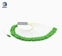 Pabrik SWOT Menyediakan Splitter PLC Ftth SC/APC 1*64 Berkualitas Tinggi Ukuran Ringkas dengan Tabung Baja 1260-1650nm 55/50dB Return Loss