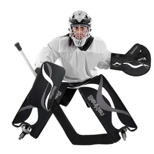 Benken Straat Ijshockey Goalie Apparatuur Been Pads Kits Ijshockey Goalie Pads