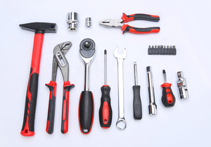 Ensemble de réparation d'urgence de voiture en plastique pour l'extérieur 37 pièces Kit d'outils à main de réparation générale avec marteaux <span class=keywords><strong>Assistance</strong></span> routière personnalisable OEM - Product Image 2