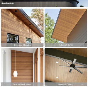 Paneles de Aluminio <span class=keywords><strong>para</strong></span> Revestimiento Exterior, Revestimiento Metálico con Aspecto de Madera <span class=keywords><strong>para</strong></span> Viviendas - Product Image 6