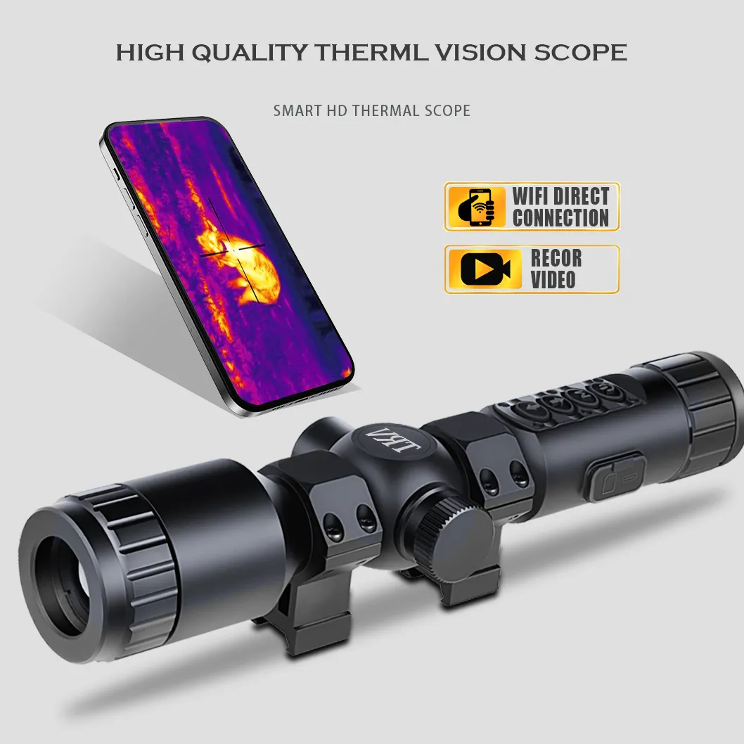 TRV TGS300 1800 range Imagem Térmica escopo de visão térmica para caça noturna ao ar livre