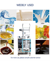 Machine de conditionnement de glaces liquides, de sucettes glacées, d'eau, de miel, de jus, de lait, de gelée, de remplissage et de scellage de sachets