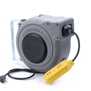 Fabbrica diretta 15m rame + abbeveraggio giardino e autolavaggio 2-in-1 avvolgitubo elettrico acqua con pistola a spruzzo manuale garanzia di due anni - Product Image 1