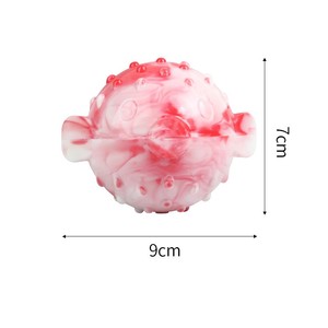 Jouets et accessoires pour animaux de compagnie, balles pour chiens, balles qui font des sons, jouets interactifs et anti-ennui, balles TPR, petites balles en forme de poisson. - Product Image 5