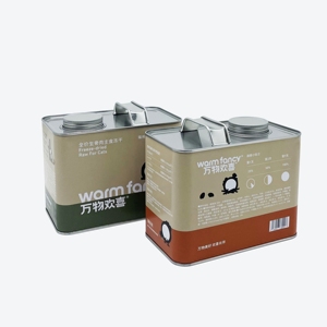 อาหารสุนัขแบบฟรีซดรายเกรดอาหารจากโรงงาน OEM บรรจุกระป๋องสี่เหลี่ยม/ทรงสี่เหลี่ยมผืนผ้าขนาด 350 กรัม วัสดุทำจากดีบุก ฝาเกลียว ใช้สำหรับบรรจุเมล็ดกาแฟหรือขนม - Product Image 3