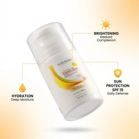 Crème Visage Alpha Arbutine Haute Qualité SPF 15 Vitamine C Hydratant Quotidien Éclaircissant pour Peaux Ternes et Irrégulières Vente en Gros 50ml