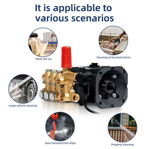 BOTUO KBM Triplex Kolbenpumpe 8-19L/min 100-250Bar 7.5kW Hochdruckreinigerpumpe für die Industrielle Reinigung - Product Image 3