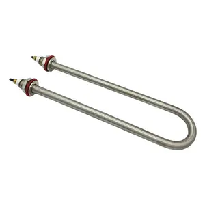 220v/380v Electric Single U Shape Water Immersion Tube Pipe Heating Element 1kw/1.5kw/2kw/3kw/4kw