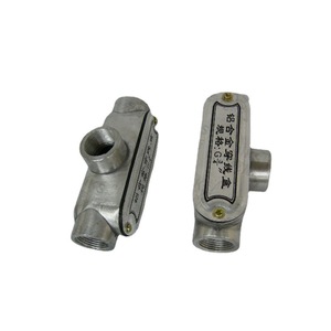 Connecteurs quatre voies en alliage d'aluminium pour guides de câbles, connecteurs droits, coudes, raccords de jonction et conduites du fabricant - Product Image 2