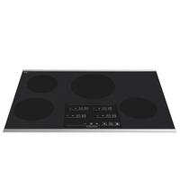 Vidrio Templado de 4mm para Placa de Inducción, Uso Industrial y Hotelero, con Serigrafía, Alta Resistencia y Seguridad