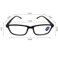 Lunettes de lecture pour presbytie à monture en plastique, conformes à la norme CE, avec documents techniques complets