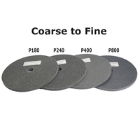 Disque de polissage ultra-fin en fibre de nylon de 6 pouces/150 mm, non tissé, unitaire, pour le meulage des rainures de soudure en acier inoxydable