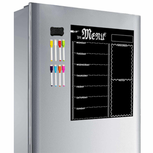 Palo personalizado fuertemente impermeable planificador semanal impresión Digital borrado en seco tablero adhesivo magnético para nevera - Product Image 3