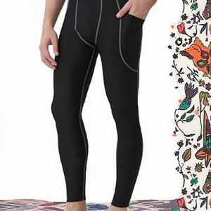 Leggings de Compresión para Hombre, de Alta Calidad, en Poliéster y Spandex, para MMA, Grappling, Yoga, Sublimación Personalizada - Product Image 3
