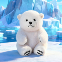 Boneka Beruang Kutub Dapat Dipesan Langsung dari Produsen Mainan untuk Anak-Anak Grosir Mainan Murah Desain Mainan Boneka