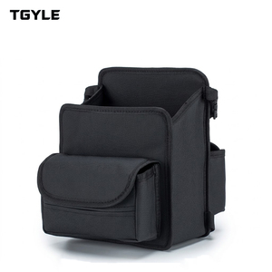 Caja de Almacenamiento para Interior de Auto en Cuero Sintético, Bolsillo de Red para Asientos de Auto, Organizador Multifuncional para Artículos Diversos - Product Image 1