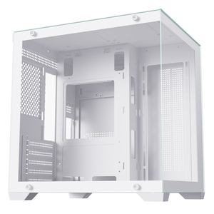 Snowman tùy chỉnh trắng giữa tháp Máy tính chơi Game trường hợp Bán hàng nóng mATX Mini ITX Tempered Glass Máy tính để bàn PC cho game thủ - Product Image 6