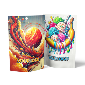 Đứng lên túi plastoc Túi tùy chỉnh thiết kế ba chiều dây kéo khóa thực phẩm lưu trữ đóng gói Mùi bằng chứng bao bì - Product Image 1