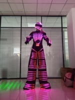 Costume de robot LED géant en EVA pour homme, idéal pour les spectacles de rue et les fêtes – Nouveauté usine, vente chaude
