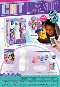 Nuevos Productos Kit <span class=keywords><strong>de</strong></span> Pintura <span class=keywords><strong>Manualidades</strong></span> DIY Gato Luz Nocturna Pintada a Mano <span class=keywords><strong>para</strong></span> <span class=keywords><strong>Niñas</strong></span> y Niños <span class=keywords><strong>de</strong></span> 6+ Años - Product Image 2