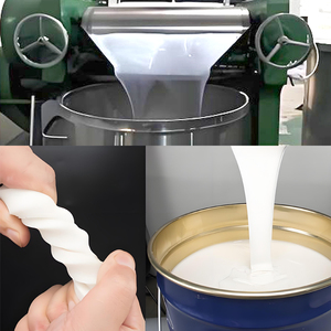 مطاط السيليكون السائل RTV2 المستخدم في تصنيع قوالب الأسمنت الكبيرة للأعمدة الرومانية يتم فلكنةه بسرعة ويستخدم عدة مرات - Product Image 5