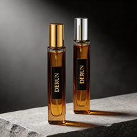 Flacon de parfum rectangulaire transparent prêt à l'emploi, 10 ml, flacons vaporisateurs vides rechargeables, sérum pour le soin de la peau