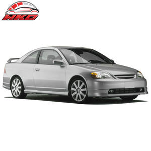 Tapis de sol pour Honda Civic 01-05, 3 pièces, tapis de voiture antidérapants avant et arrière, velours beige - Product Image 2