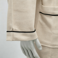 Peignoir de bain en coton gaufré, confortable et luxueux, pour hôtel et spa, avec col kimono, pour le bien-être féminin, absorbant, pour Airbnb, commande en gros