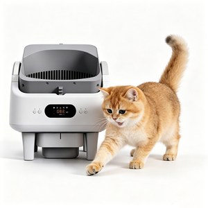 Wholesale Self Cleaning Litter <b>Box</b> Automatic <b>Cat</b> Toilet Pet Smart Products Litière Automatique WiFi App Control Design - Product Image 1