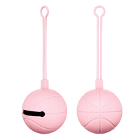 Sac à Sucette en Silicone pour Bébé Basket-ball pour Bébé Sac à Sucette Boîte pour Sac à Couches