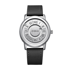 CIVO Montre-Femme-Cuir Noir Élégant Design - Montre Bracelet Femme