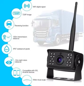 <span class=keywords><strong>Camera</strong></span> Quan Sát Phía Sau Xe Hơi Không Dây WIFI <span class=keywords><strong>Camera</strong></span> Lùi Cho Xe Tải Hạng Nặng Ban Đêm IR - Product Image 2