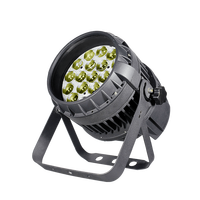 Projecteur PAR LED Zoom IP65 extérieur 19x15W RGBW RGBL 4-en-1 pour éclairage de scène, concert et événements