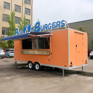 Remorque alimentaire mobile homologuée pour la route, conforme aux normes DOT et UE, avec châssis stable pour les États-Unis et l'Europe - Product Image 1