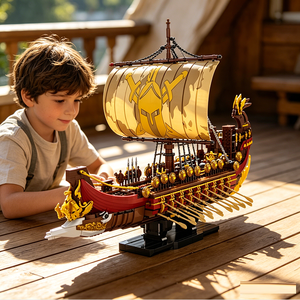 Blocs de construction de navire de guerre Spartan, 3043 pièces en plastique ABS, modèle éducatif à assembler soi-même, cadeau pour enfants et adolescents de 4 à 14 <span class=keywords><strong>ans</strong></span> - Product Image 2